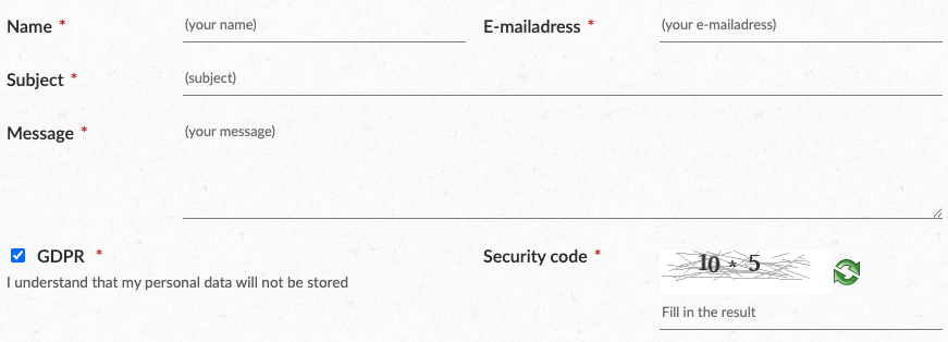 Layout material UI standard