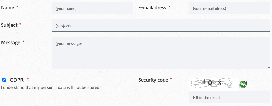 Layout material UI filled