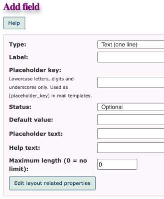 Add fields