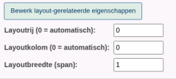 veld pagina weergave